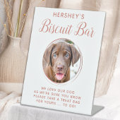 Biscuit Bar Pet Foto Roos Gold Dog Weddenschap Reclamebord Met Voetstuk