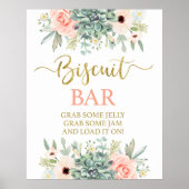 Biscuit Bar-succulenteken Poster (Voorkant)