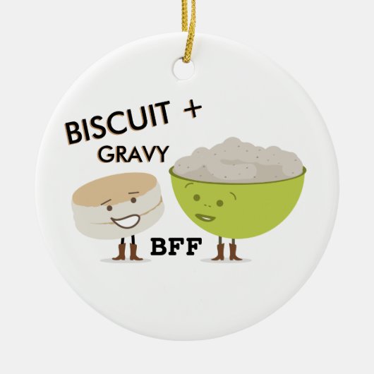 Biscuit + Best Friends Funny Ornament (Voorkant)