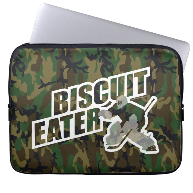 Biscuit Eater (Hockey Goalie) Laptop Sleeve (Voorkant)