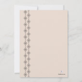 Biscuit-fotouitnodiging Kaart (Achterkant)