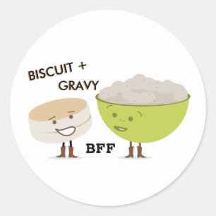 Biscuit & jus Beste Vrienden Sticker