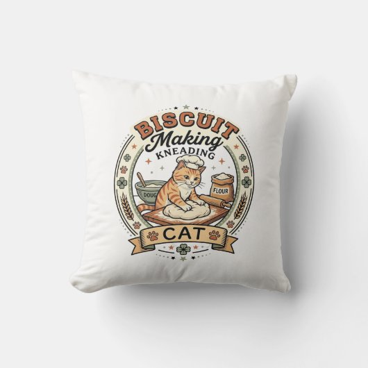 Biscuit Maken Kneten Kat Biscuit Maken Kneten Kussen (Voorkant)