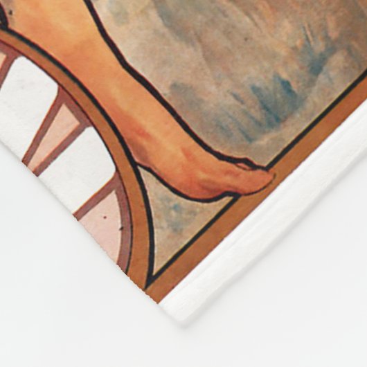 Biscuit, Mucha Fleece Deken (Hoek)