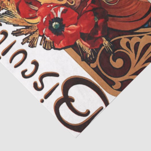 Biscuit, Mucha Tissuepapier (Detail)