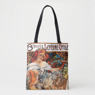 Biscuit, Mucha Tote Bag