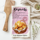 Biscuit recept gepersonaliseerd theedoek