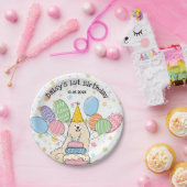 Biscuit Samoyed Dog Verjaardagsfeestje Papier Bord (Feest)