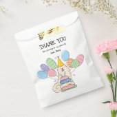 Biscuit Samoyed Verjaardagsfeestje Bedankt Favor B Bedankzakje (Gezegeld)