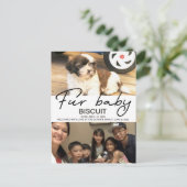 Biscuit - welkom briefkaart (Staand voorkant)