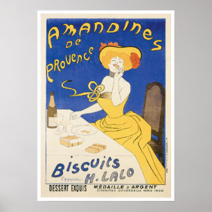 Biscuits Amandines voedselkunst Poster