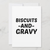 BISCUITS AND GRAVY (2) KAART (Voorkant)