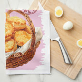 Biscuits bakrecept theedoek (Quarter Fold)