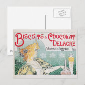 Biscuits Chocolate  Food and Art Briefkaart (Voorkant / Achterkant)