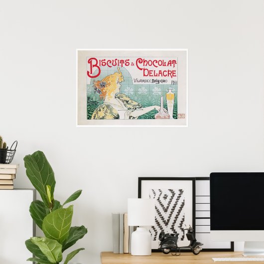 Biscuits Chocolate  Food and Art Poster (Thuiskantoor)