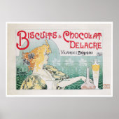 Biscuits Chocolate  Food and Art Poster (Voorkant)