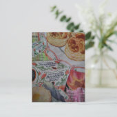biscuits en boter Collage  Briefkaart (Staand voorkant)
