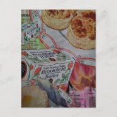 biscuits en boter Collage  Briefkaart (Voorkant)