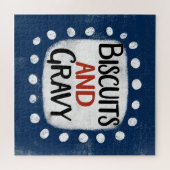 Biscuits en jigsaw puzzel (Horizontaal)