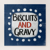 Biscuits en jigsaw puzzel (Verticaal)