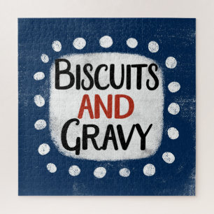 Biscuits en jigsaw puzzel