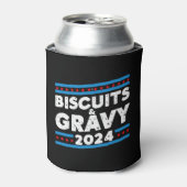 Biscuits en jus 2024 presidentsverkiezingen blikjeskoeler (Blikje Voorkant)