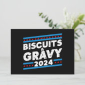 Biscuits en jus 2024 presidentsverkiezingen kaart (Staand voorkant)