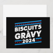Biscuits en jus 2024 presidentsverkiezingen kaart (Voorkant / Achterkant)