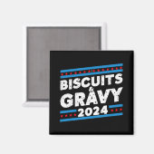 Biscuits en jus 2024 presidentsverkiezingen magneet (Voorkant / Achterkant)
