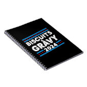 Biscuits en jus 2024 presidentsverkiezingen notitieboek (Rechterzijde)