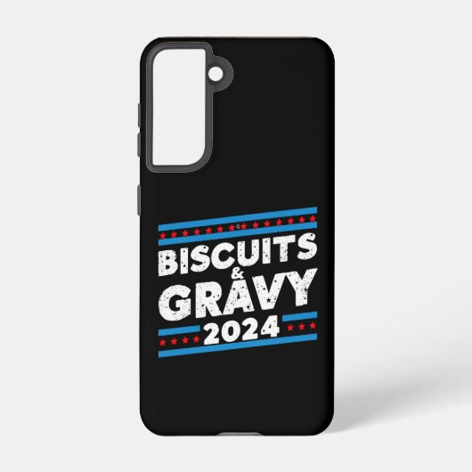 Biscuits en jus 2024 presidentsverkiezingen samsung galaxy hoesje (Achterkant)