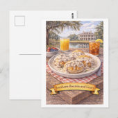 Biscuits en jus (Amerikaanse Voedsel Serie) Briefkaart (Voorkant / Achterkant)