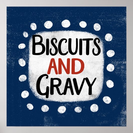 Biscuits En Saus Poster Muurkunst (Voorkant)