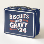 Biscuits Gravy 2024 presidentsverkiezingen eten (Voorkant)