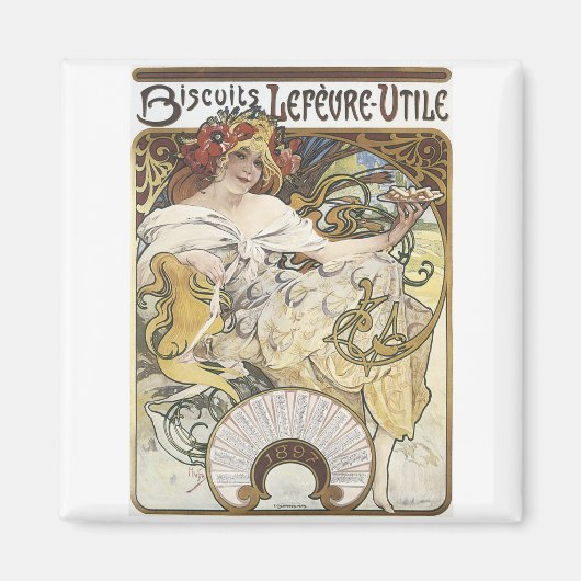 Biscuits Lefeure-1897 Magneet (Voorkant)