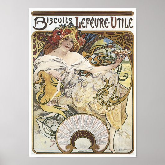 Biscuits Lefeure-1897 Poster (Voorkant)