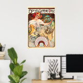 Biscuits Lefevre-Utile 1896 POSTERAFDRUK A1 Poster (Thuiskantoor)