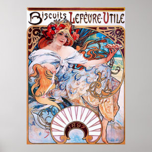 Biscuits Lefèvre-Utile ~ Adverteren Poster