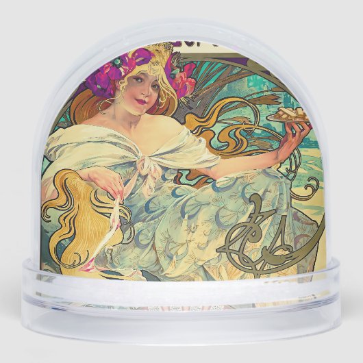 Biscuits Lefevre-Utile by Alphonse Mucha (1896) Sneeuwbol (Voorkant)