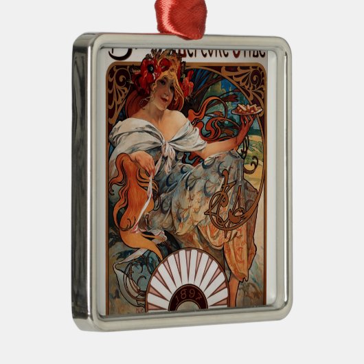 Biscuits Lefevre-Utile Metalen Ornament (Rechts)