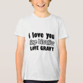 Biscuits Love Gravy Bold Tri-Blend Shirt (Voorkant)