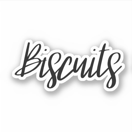 Biscuits Opslag Sticker (Voorkant)