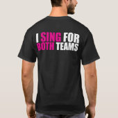 Bisectional Mannen Basic Dark T-Shirt (Achterkant)