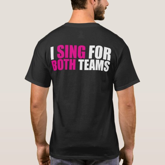 Bisectional Mannen Basic Dark T-Shirt (Achterkant)