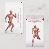Bisekje voor Remedial Massage Therapist Visitekaartje (Voorkant / Achterkant)