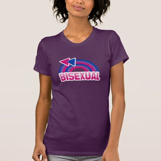 BISEKSUALE REGENVLAG T-SHIRT (Voorkant)