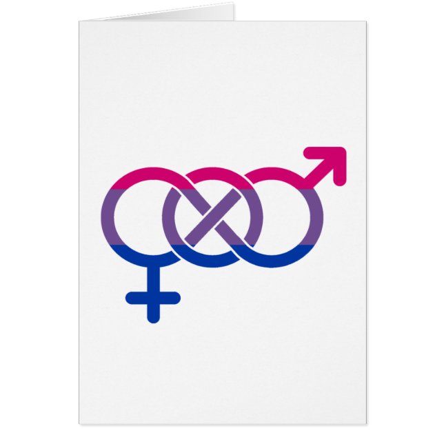 Biseksualiteit Gender Symbool (Voorkant)