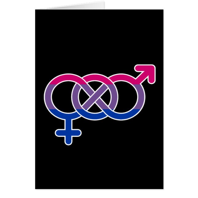 Biseksualiteit Gender Symbool (Voorkant)
