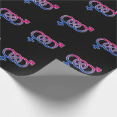 Biseksualiteit Gender Symbool Cadeaupapier (Hoek)