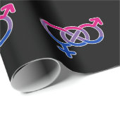 Biseksualiteit Gender Symbool Cadeaupapier (Rol Hoek)